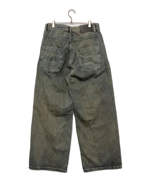 Matin Kim（マーティン キム）Matin Kim (マーティン・キム) Distressed baggy jeans ブルー サイズ:Mの古着・服飾アイテム