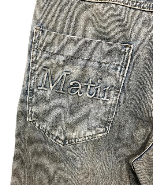 Matin Kim（マーティン キム）Matin Kim (マーティン・キム) Distressed baggy jeans ブルー サイズ:Mの古着・服飾アイテム