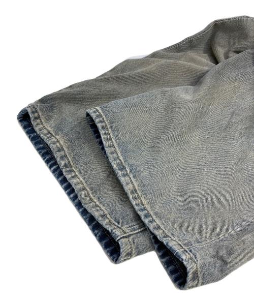 Matin Kim（マーティン キム）Matin Kim (マーティン・キム) Distressed baggy jeans ブルー サイズ:Mの古着・服飾アイテム