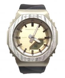 CASIO×beautiful people（カシオ×ビューティフルピープル）の古着「コラボレーションデジタルウォッチ」｜ブラウン×ベージュ