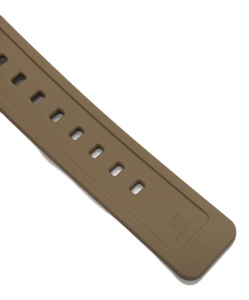 CASIO（カシオ）CASIO (カシオ) beautiful people (ビューティフルピープル) コラボレーションデジタルウォッチ ブラウン×ベージュの古着・服飾アイテム