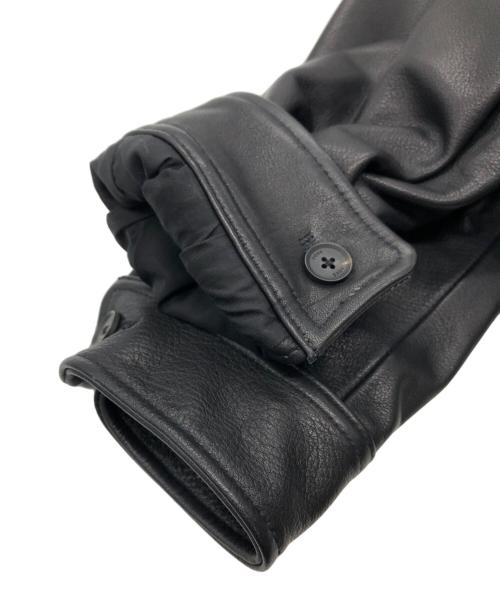 YOKE（ヨーク）YOKE (ヨーク) LEATHER FLIGHT JACKET ブラック サイズ:SIZE 2の古着・服飾アイテム