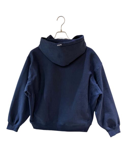 SUPREME（シュプリーム）SUPREME (シュプリーム) Box Logo Hooded Sweatshirt ネイビー×レッド サイズ:Mの古着・服飾アイテム