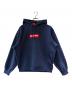 SUPREME（シュプリーム）の古着「Box Logo Hooded Sweatshirt」｜ネイビー×レッド