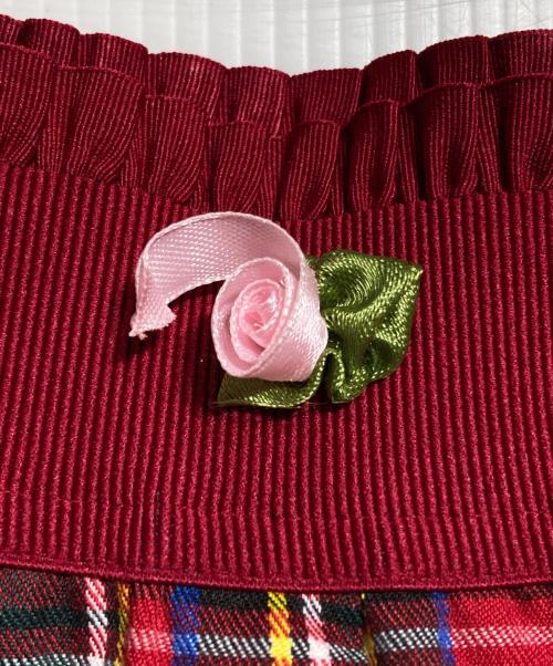 HEIHEI（ヘイヘイ）HEIHEI (ヘイヘイ) プリーツミニショートパンツ/Pleated mini shorts レッド サイズ:－の古着・服飾アイテム