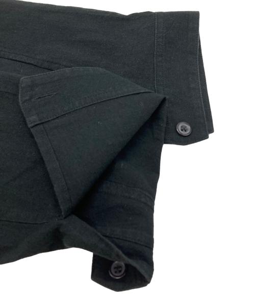 ISSEY MIYAKE（イッセイミヤケ）ISSEY MIYAKE (イッセイミヤケ) バンドカラーシャツ ブラック サイズ:2の古着・服飾アイテム