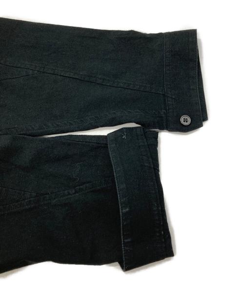 ISSEY MIYAKE（イッセイミヤケ）ISSEY MIYAKE (イッセイミヤケ) バンドカラーシャツ ブラック サイズ:2の古着・服飾アイテム