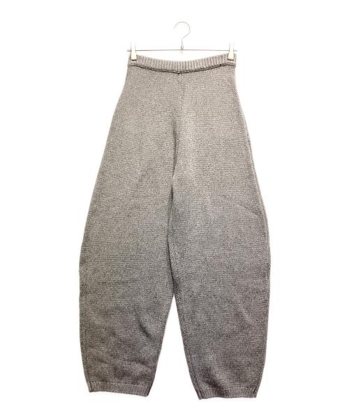 HER.（ハー）HER. (ハー) コットンウールニットパンツ グレー サイズ:1の古着・服飾アイテム