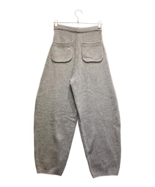 HER.（ハー）HER. (ハー) コットンウールニットパンツ グレー サイズ:1の古着・服飾アイテム