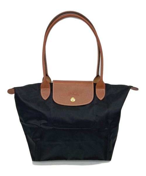 LONGCHAMP（ロンシャン）LONGCHAMP (ロンシャン) 折りたたみトートバッグ ブラックの古着・服飾アイテム