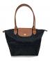 LONGCHAMP（ロンシャン）の古着「折りたたみトートバッグ」｜ブラック