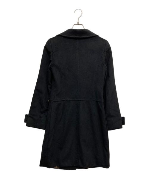 Max Mara Studio（マックスマーラ ストゥディオ）MAX MARA STUDIO (マックスマーラ ストゥディオ) ウールコート ブラック サイズ:38の古着・服飾アイテム
