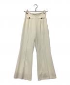 eimy istoireエイミーイストワール）の古着「BELL SILHOUETTE PANTS」｜ホワイト