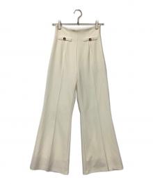 eimy istoire（エイミーイストワール）の古着「BELL SILHOUETTE PANTS」｜ホワイト