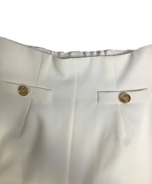 eimy istoire（エイミーイストワール）eimy istoire (エイミーイストワール) BELL SILHOUETTE PANTS ホワイト サイズ:36の古着・服飾アイテム