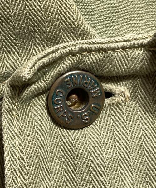 USMC（ユーエスエムシー）USMC (ユーエスエムシー) 40'S P-41 HBTジャケット/HBT Jacket カーキ サイズ:不明の古着・服飾アイテム