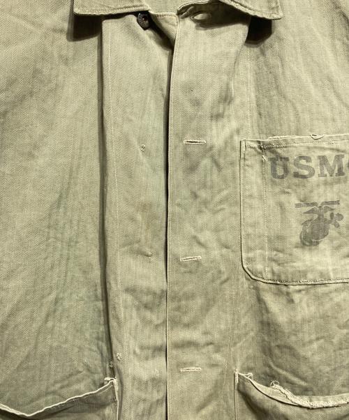 USMC（ユーエスエムシー）USMC (ユーエスエムシー) 40'S P-41 HBTジャケット/HBT Jacket カーキ サイズ:不明の古着・服飾アイテム