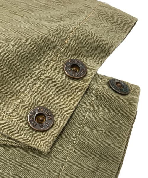 USMC（ユーエスエムシー）USMC (ユーエスエムシー) 40'S P-41 HBTジャケット/HBT Jacket カーキ サイズ:不明の古着・服飾アイテム