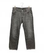 HELMUT LANGヘルムートラング）の古着「faded black denim」｜グレー