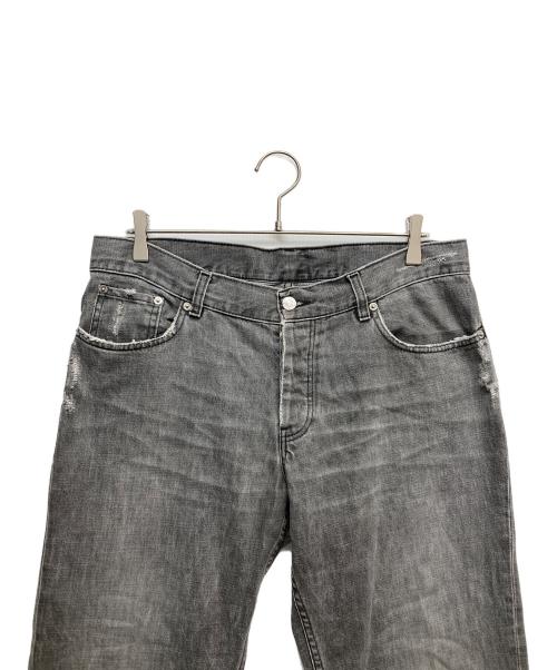 HELMUT LANG（ヘルムートラング）HELMUT LANG (ヘルムートラング) faded black denim グレー サイズ:W34の古着・服飾アイテム
