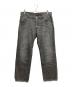 HELMUT LANG（ヘルムートラング）の古着「faded black denim」｜グレー
