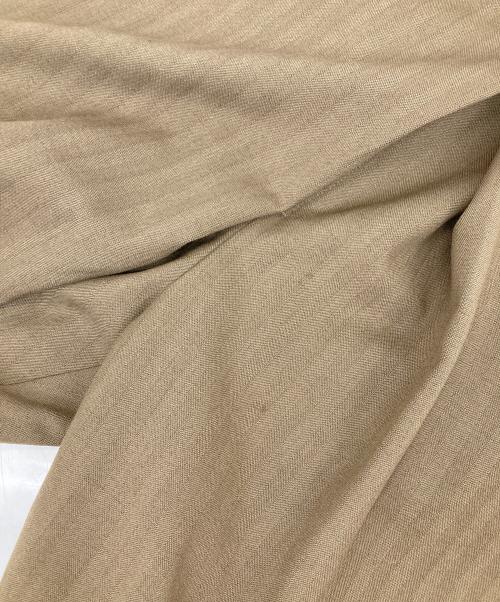 CLANE（クラネ）CLANE (クラネ) LOGO SWEAT TUCK WIDE PANTS ブラウン サイズ:1の古着・服飾アイテム