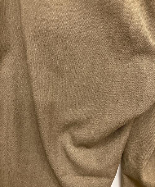 CLANE（クラネ）CLANE (クラネ) LOGO SWEAT TUCK WIDE PANTS ブラウン サイズ:1の古着・服飾アイテム