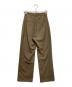 CLANE (クラネ) LOGO SWEAT TUCK WIDE PANTS ブラウン サイズ:1：7000円