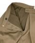 中古・古着 CLANE (クラネ) LOGO SWEAT TUCK WIDE PANTS ブラウン サイズ:1：7000円