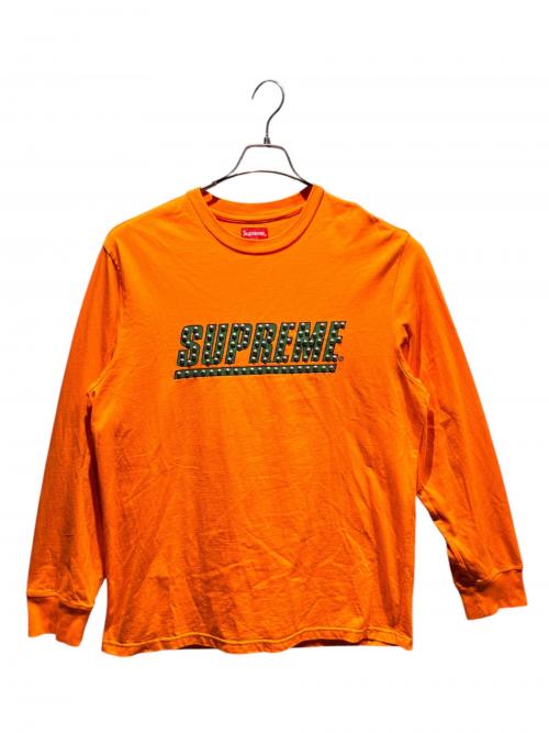 SUPREME（シュプリーム）SUPREME (シュプリーム) Studded L/S Top Tee オレンジ サイズ:Lの古着・服飾アイテム