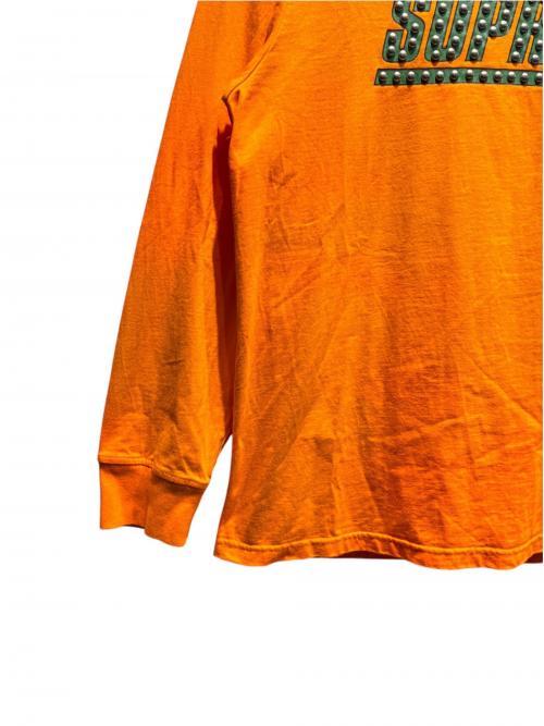 SUPREME（シュプリーム）SUPREME (シュプリーム) Studded L/S Top Tee オレンジ サイズ:Lの古着・服飾アイテム