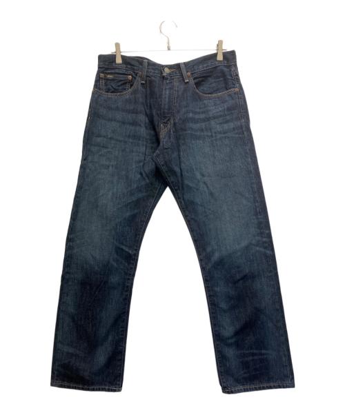 POLO RALPH LAUREN（ポロ・ラルフローレン）POLO RALPH LAUREN (ポロ・ラルフローレン) POLO RALPH LAUREN ストレートデニムパンツ インディゴ サイズ:W32×L30の古着・服飾アイテム