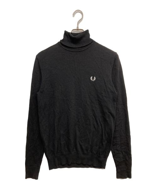 FRED PERRY（フレッドペリー）FRED PERRY (フレッドペリー) ロールネックニット ネイビー サイズ:Sの古着・服飾アイテム