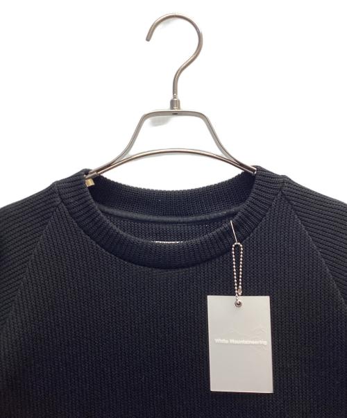 WHITE MOUNTAINEERING（ホワイトマウンテ二アニング）WHITE MOUNTAINEERING (ホワイトマウンテ二アニング) JERSEY RAGLAN PULLOVER ブラック サイズ:1の古着・服飾アイテム