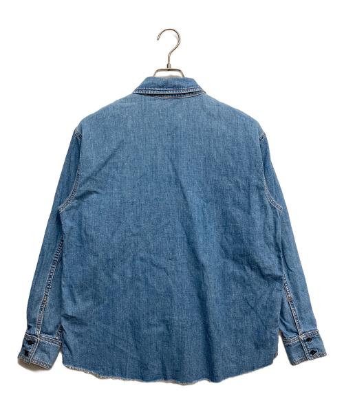 ASKKNY（アスクニューヨーク）ASKKNY (アスクニューヨーク) OVERSIZED DENIM SHIRT インディゴ サイズ:1の古着・服飾アイテム