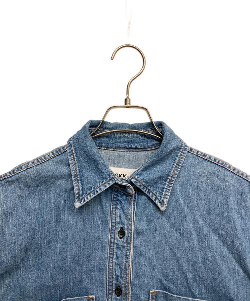 ASKKNY（アスクニューヨーク）ASKKNY (アスクニューヨーク) OVERSIZED DENIM SHIRT インディゴ サイズ:1の古着・服飾アイテム