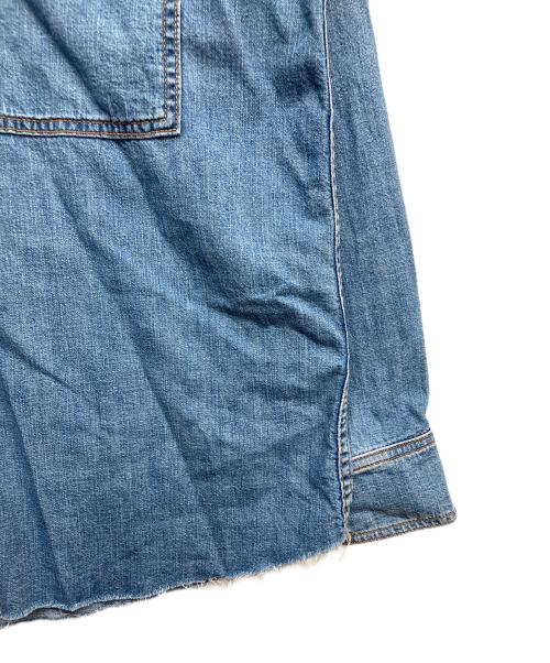 ASKKNY（アスクニューヨーク）ASKKNY (アスクニューヨーク) OVERSIZED DENIM SHIRT インディゴ サイズ:1の古着・服飾アイテム