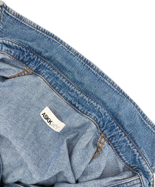 ASKKNY（アスクニューヨーク）ASKKNY (アスクニューヨーク) OVERSIZED DENIM SHIRT インディゴ サイズ:1の古着・服飾アイテム
