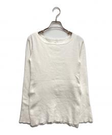 Ameri（アメリ）の古着「HEART TANK KNIT SET TOP」｜アイボリー