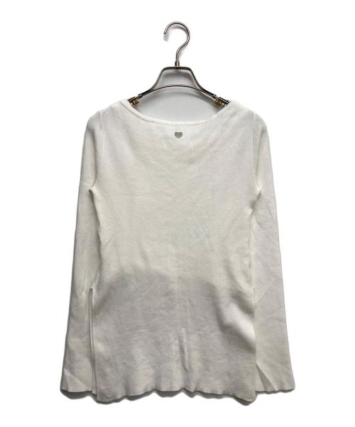 Ameri（アメリ）AMERI (アメリ) HEART TANK KNIT SET TOP アイボリー サイズ:Fの古着・服飾アイテム