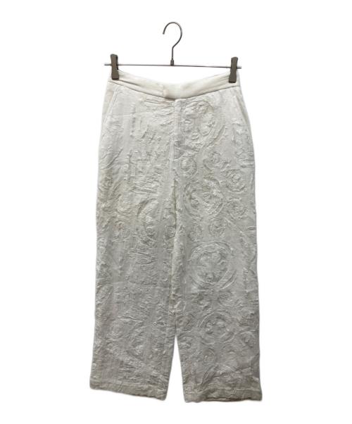 Ameri（アメリ）AMERI (アメリ) ATHENA CUT WORK PANTS アイボリー サイズ:S 未使用品の古着・服飾アイテム