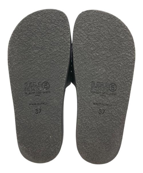 MM6 Maison Margiela（エムエムシックスメゾンマルジェラ）MM6 Maison Margiela (エムエムシックスメゾンマルジェラ) スライドサンダル ブラック サイズ:37の古着・服飾アイテム
