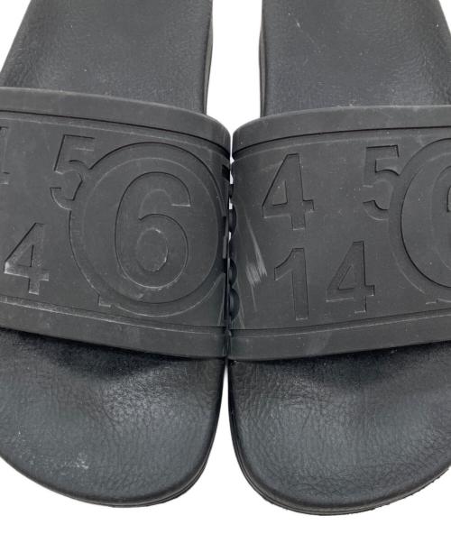 MM6 Maison Margiela（エムエムシックスメゾンマルジェラ）MM6 Maison Margiela (エムエムシックスメゾンマルジェラ) スライドサンダル ブラック サイズ:37の古着・服飾アイテム