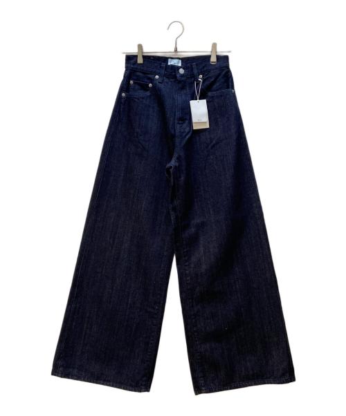 UNGRID（アングリッド）UNGRID (アングリッド) ハイウエストバギーデニム インディゴ サイズ:24 未使用品の古着・服飾アイテム