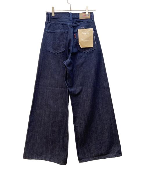 UNGRID（アングリッド）UNGRID (アングリッド) ハイウエストバギーデニム インディゴ サイズ:24 未使用品の古着・服飾アイテム