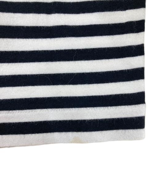 PLAY COMME des GARCONS（プレイコムデギャルソン）PLAY COMME des GARCONS (プレイコムデギャルソン) ボーダーカットソー ホワイト サイズ:SIZE Lの古着・服飾アイテム