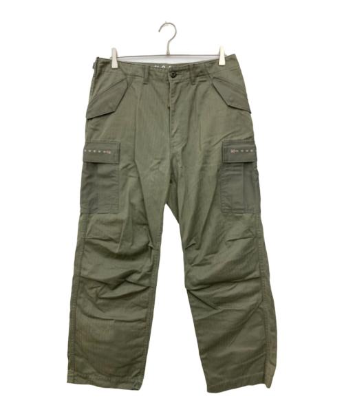 Denham（デンハム）Denham (デンハム) カーゴパンツ オリーブ サイズ:SIZE Mの古着・服飾アイテム