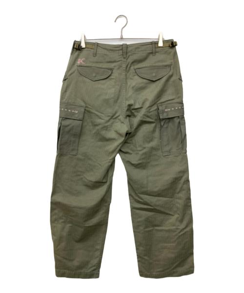 Denham（デンハム）Denham (デンハム) カーゴパンツ オリーブ サイズ:SIZE Mの古着・服飾アイテム