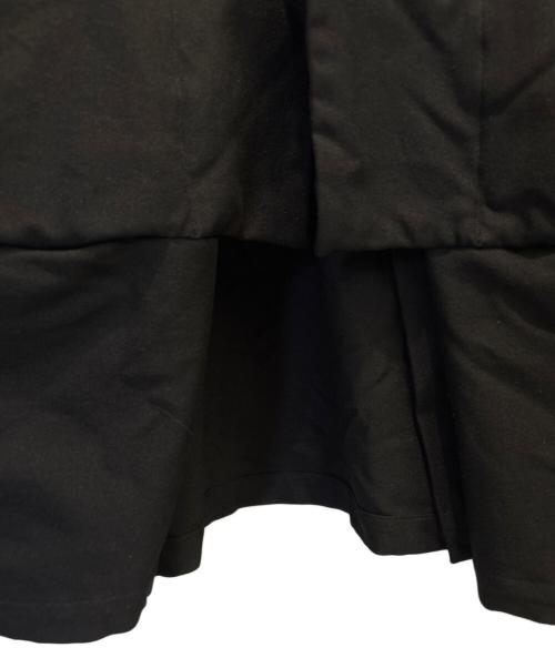 BLACK COMME des GARCONS（ブラックコムデギャルソン）BLACK COMME des GARCONS (ブラックコムデギャルソン) ポリ縮絨ドッキングジャケット ブラック サイズ:Mの古着・服飾アイテム