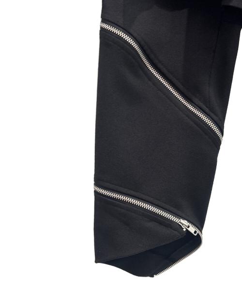 BLACK COMME des GARCONS（ブラックコムデギャルソン）BLACK COMME des GARCONS (ブラックコムデギャルソン) スカートドッキング螺旋パンツ ブラック サイズ:Sの古着・服飾アイテム